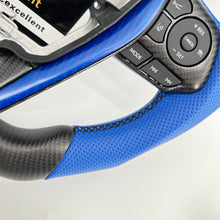 Load image into Gallery viewer, CCExcellent For Toyota 8th gen Camry SE/XSE/LE/XLE/TRD /Avalon 2018-2022 Carbon Fiber Steering Wheel With blue perforated leather and black stitching