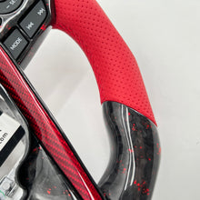 Load image into Gallery viewer, CCExcellent For Toyota 8th gen Camry SE/XSE/LE/XLE/TRD /Avalon 2018-2022 Carbon Fiber Steering Wheel With forged carbon fiber with red flakes and red perforated leather