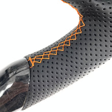 Load image into Gallery viewer, CCExcellent For Ford Mustang/SHELBY/GT350R/GENUINE 2018-2022 Carbon Fiber Steering Wheel with black perforated leather