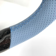 Load image into Gallery viewer, CCExcellent For Toyota 8th gen Camry SE/XSE/LE/XLE/TRD /Avalon 2018-2022 Carbon Fiber Steering Wheel With blue perforated leather
