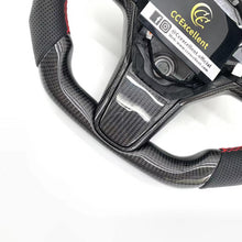 Load image into Gallery viewer, CCexcellent For 2017-2021 Tesla Model 3/Model Y Carbon Fiber Steering Wheel with red stripe line