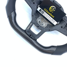 Load image into Gallery viewer, CCExcellent for Volkswagen MK7 R 2015 2016 2017 2018 2019 carbon fiber steering wheel with black perforated leather