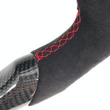 Load image into Gallery viewer, CCexcellent For 2015-2021 Dodge Challenger/hellcat/charger/durango carbon fiber steering wheel with black alcantara