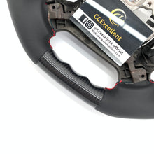 Load image into Gallery viewer, CCexcellent For Toyota 2007-2019 Land Cruiser/200Series/70Series/Tundra/Sequoia/HiAce Carbon Fiber Steering Wheel with red stripe line