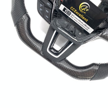 Load image into Gallery viewer, CCExcellent For Ford Focus MK3 RS/ST /EcoSport/Escape/Kuga/C-MAX 2015-2020 Carbon Fiber Steering Wheel With black perforated leather