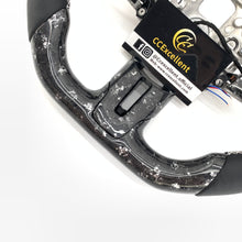 Load image into Gallery viewer, CCExcellent For Ford Mustang/SHELBY/GT350R/GENUINE 2018-2022 Carbon Fiber Steering Wheel with white stripe line with heat function