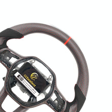 Load image into Gallery viewer, CCexcellent For 11th Gen/2022-2023 Honda Civic carbon fiber steering wheel with matte red carbon fiber thumbgrips