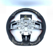 Load image into Gallery viewer, CCexcellent for Ford Mustang 2015 2016 2017carbon fiber steering wheel with black perforated leather
