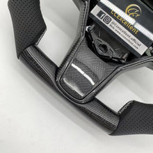 Load image into Gallery viewer, CCexcellent For 2017-2021 Tesla Model 3/Model Y Carbon Fiber Steering Wheel with cut top and flat bottom shape