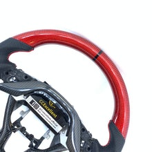 Load image into Gallery viewer, CCexcellent for Honda Insight 2019 2020 2021 carbon fiber steering wheel with black perforated leather