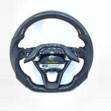 Load image into Gallery viewer, CCexcellent for Honda Insight 2019 2020 2021 carbon fiber steering wheel with black smooth leather