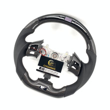 Load image into Gallery viewer, CCExcellent For Lexus IS250/IS300/IS350/F sport 2006-2013 Carbon Fiber Steering Wheel with black perforated leather and LED