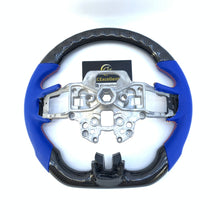 Load image into Gallery viewer, CCexcellent for Ford Mustang 2018 2019 2021 2022 carbon fiber steering wheel with carbon thumbgrips