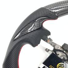 Load image into Gallery viewer, CCExcellent for Nissan Juke 2011-2017 carbon fiber steering wheel with carbon thumbgrips