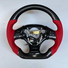 Load image into Gallery viewer, CCExcellent For Lexus IS250/IS300/IS350/F sport 2006-2013 Carbon Fiber Steering Wheel with red perforated leather