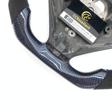 Load image into Gallery viewer, CCexcellent For S60 2005 2006 2007 2008 2009 volvo carbon fiber steering wheel with alcantara