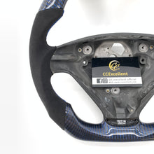 Load image into Gallery viewer, CCexcellent For S60 2005 2006 2007 2008 2009 volvo carbon fiber steering wheel with blue&yellow stripe