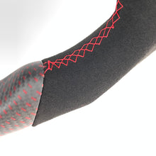 Load image into Gallery viewer, CCexcellent For 11th Gen/2022-2023 Honda Civic carbon fiber steering wheel with matte red top&trims