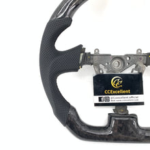 Load image into Gallery viewer, CCexcellent For 2003/2004/2005/2006/2007 Subaru wrx sti carbon fiber steering wheel with forged carbon fiber top&bottom