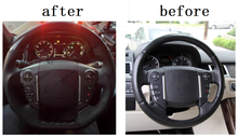 Load image into Gallery viewer, CCExcellent For 2016 LAND ROVER Custom Wooden Steering Wheel With heated In Tan suede Sides