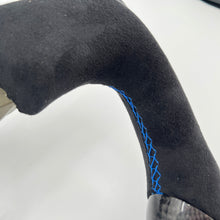 Load image into Gallery viewer, CCExcellent for 2003/2004/2005/2006/2007 Subaru wrx sti carbon fiber steering wheel with blue stripe