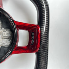 Load image into Gallery viewer, CCexcellent For 2015/2016/2017/2018/2019 Volkswagen MK7/MK7R/MK7GTI//GOLF MK7/GOLF7GIT carbon fiber steering wheel with red stripe