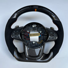 Load image into Gallery viewer, CCexcellent For Toyota Supra A90 carbon fiber steering wheel with gloss black forged carbon fiber with top&bottom&trim
