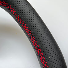 Load image into Gallery viewer, CCexcellent For 11th Gen/2022-2023 Honda Civic carbon fiber steering wheel with perforated leather sides