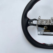 Load image into Gallery viewer, CCexcellent For 11th Gen/2022-2023 Honda Civic carbon fiber steering wheel with perforated leather sides