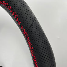 Load image into Gallery viewer, CCexcellent For 11th Gen/2022-2023 Honda Civic carbon fiber steering wheel with perforated leather sides