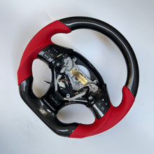 Load image into Gallery viewer, CCExcellent For Lexus IS250/IS300/IS350/F sport 2006-2013 Carbon Fiber Steering Wheel with red perforated leather and gloss black carbon fiber