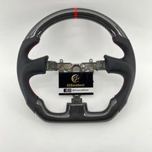 Load image into Gallery viewer, CCExcellent For 2003/2004/2005/2006/2007 Subaru wrx sti carbon fiber steering wheel with perforated leather sides
