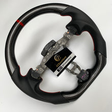 Load image into Gallery viewer, CCExcellent for Nissan Z34 carbon fiber steering wheel with black perforated leather