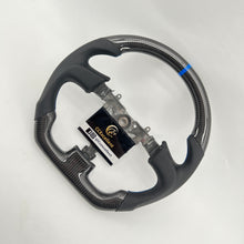 Load image into Gallery viewer, CCExcellent For 2003/2004/2005/2005/2007 Subaru wrx sti carbon fiber steering wheel with gloss black carbon fiber steering wheel top&bottom