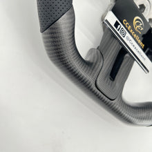 Load image into Gallery viewer, CCexcellent for Ford Mustang 2018 2019 2021 2022 carbon fiber steering wheel with black perforated leather