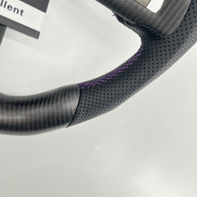 Load image into Gallery viewer, CCexcellent for Ford Mustang 2018 2019 2021 2022 carbon fiber steering wheel with black perforated leather