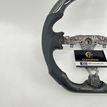 Load image into Gallery viewer, CCExcellent for Infiniti QX70 2014-2018 carbon fiber steering wheel with black perforated leather