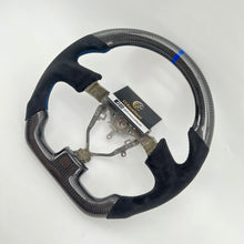 Load image into Gallery viewer, CCExcellent for 2003/2004/2005/2006/2007 Subaru wrx sti carbon fiber steering wheel with blue stripe