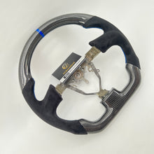 Load image into Gallery viewer, CCExcellent for 2003/2004/2005/2006/2007 Subaru wrx sti carbon fiber steering wheel with gloss black carbon fiber top&bottom