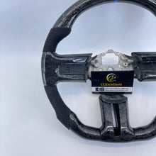 Load image into Gallery viewer, CCExcellent For Ford Mustang 2010-2014 Purple Wire Carbon Fiber Steering Wheel with 9040 Alcantara and Airbag cover