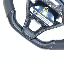 Load image into Gallery viewer, CCexcellent for Honda Insight 2019 2020 2021 carbon fiber steering wheel with black smooth leather