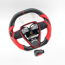 Load image into Gallery viewer, CCexcellent for Toyota Avalon 2018 2019 2020 2021 2022 carbon fiber steering wheel with red perforated leather