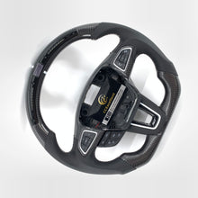 Load image into Gallery viewer, CCExcellent For Ford Focus MK3 RS/ST /EcoSport/Escape/Kuga/C-MAX 2015-2020 Carbon Fiber Steering Wheel With black perforated leather