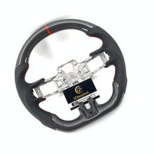 Load image into Gallery viewer, CCExcellent For Ford Mustang/SHELBY/GT350R/GENUINE 2018-2022 Carbon Fiber Steering Wheel with red stitching