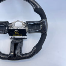 Load image into Gallery viewer, CCExcellent For Ford Mustang 2010-2014 Purple Wire Carbon Fiber Steering Wheel with 9040 Alcantara and Airbag cover