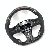 Load image into Gallery viewer, CCExcellent For Infiniti Q50 2016 2017 2018 Carbon fiber steering wheel with trim