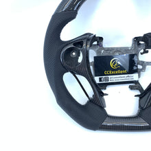 Load image into Gallery viewer, CCexcellent for Honda Pilot 2016 2017 2018 carbon fiber steering wheel with black perforated leather