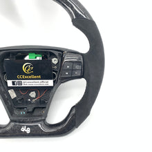Load image into Gallery viewer, CCexcellent For S40-2018 volvo carbon fiber steering wheel with white tripe