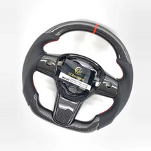 Load image into Gallery viewer, CCexcellent For 2017-2021 Tesla Model 3/Model Y Carbon Fiber Steering Wheel with black gloss carbon fiber