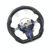 Load image into Gallery viewer, CCExcellent For BMW M2/M3/M4/F150/F30/F87M2/F30 335i/F32 428i 435i/F80 F83/F87 M2/F80 M3/F82 M4 Carbon Fiber Steering Wheel with black smooth leather